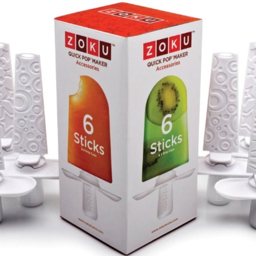 Zoku Quick Pop Maker - 6 sticks & 6 Drip Guards